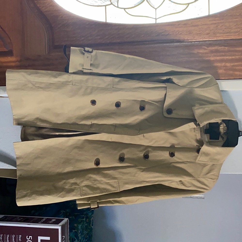 Women's J. Crew Trench coat, Size 4, Beige/Tan